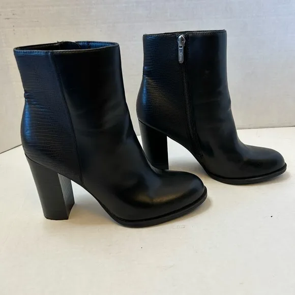 Circus by Sam Edelman black heeled boots with side zippers Sz-8. J
