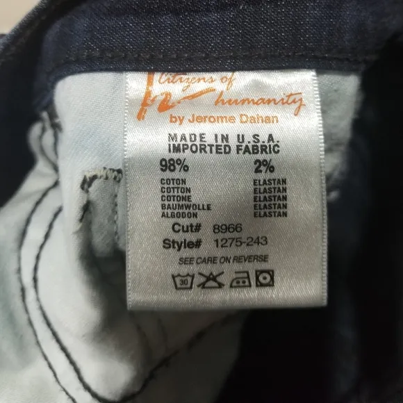 Citizens of Humanity dark wash Dita jeans …