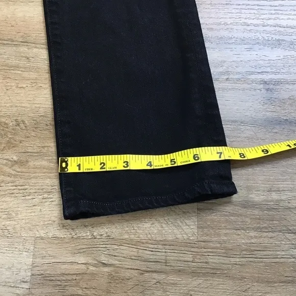 Citizens of Humanity Jeans Size 27 Embroidered Skull Mohawk Punk Black Straight