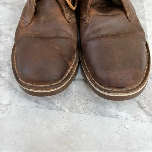 Clarks‎ Bushacre 3 Chukka Boot Size 10.5 15522 Brown Leather Shoes