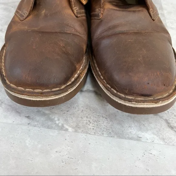 Clarks‎ Bushacre 3 Chukka Boot Size 10.5 15522 Brown Leather Shoes