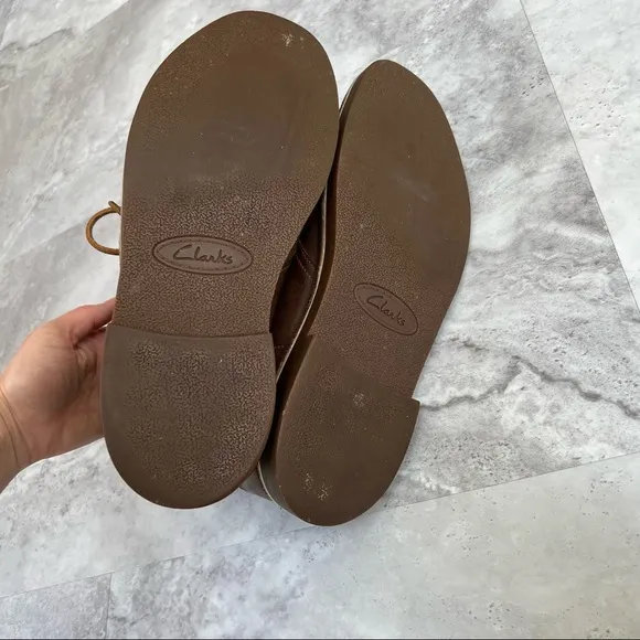 Clarks‎ Bushacre 3 Chukka Boot Size 10.5 15522 Brown Leather Shoes