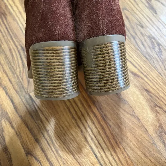 Clarks Clarkwell Suede Heeled Boots