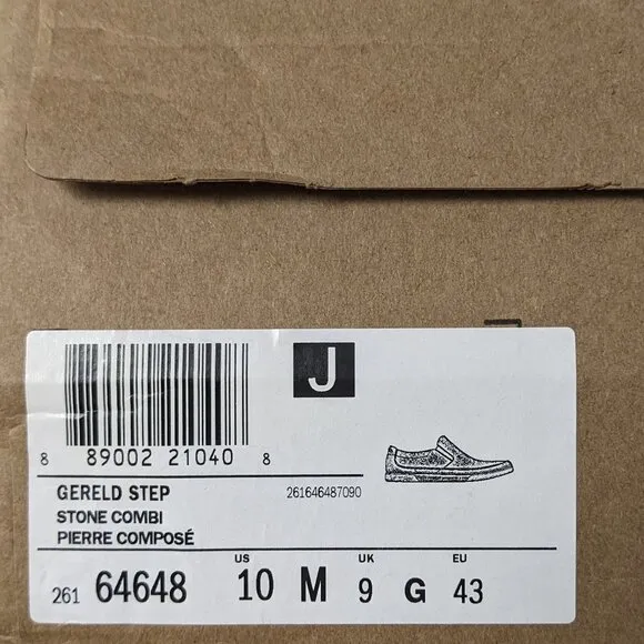 Clarks Gereld Step Slip-On Shoes, Stone, Men's 10