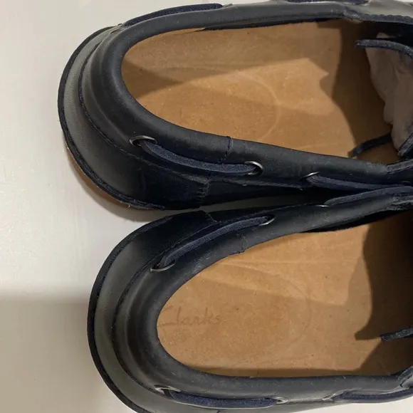 Clarks Lace Up Boat Shoes Morven Sail  |Size 9.5