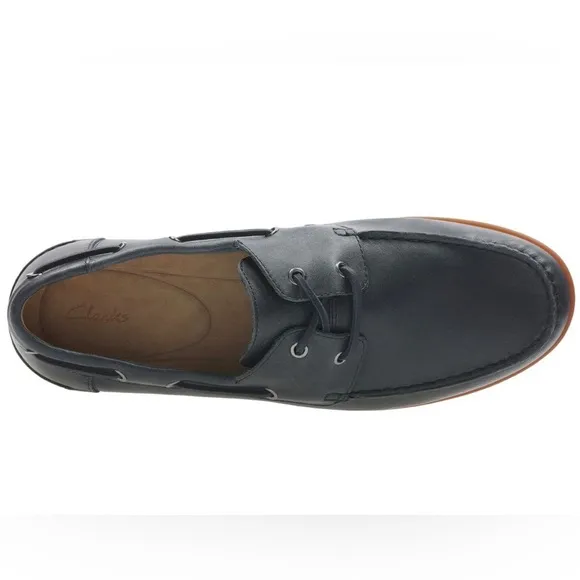 Clarks Lace Up Boat Shoes Morven Sail  |Size 9.5