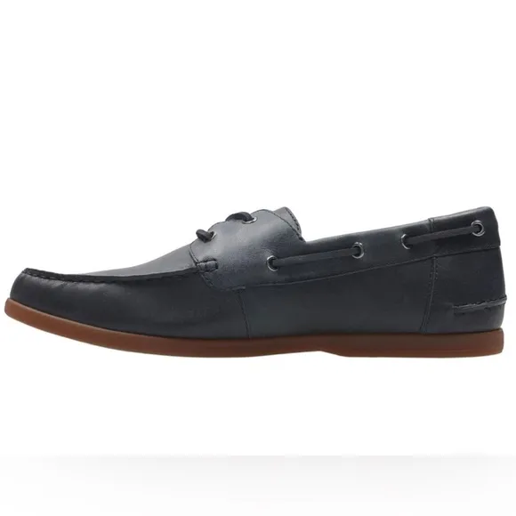 Clarks Lace Up Boat Shoes Morven Sail  |Size 9.5
