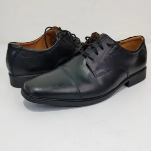 Clarks Leather Lace-up Dress Shoes Tilden Cap Men's Size 11 Wide