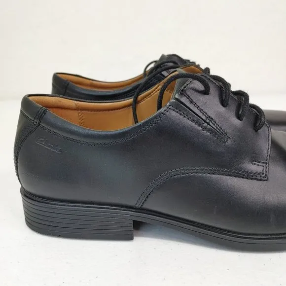 Clarks Leather Lace-up Dress Shoes Tilden Cap Men's Size 11 Wide