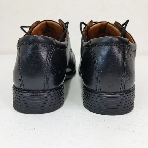 Clarks Leather Lace-up Dress Shoes Tilden Cap Men's Size 11 Wide