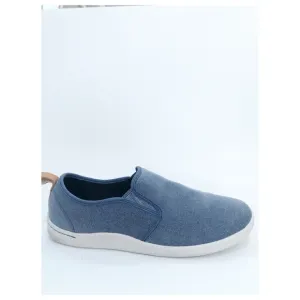 Clarks Men’s Slip On Shoes Canvas Denim Size 45 ($) 4681