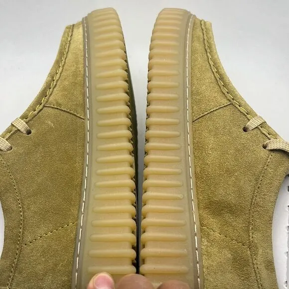 Clarks Torhill LO Light Olive Suede Men's Casual Lace Up Moccasins 76215 Men 8