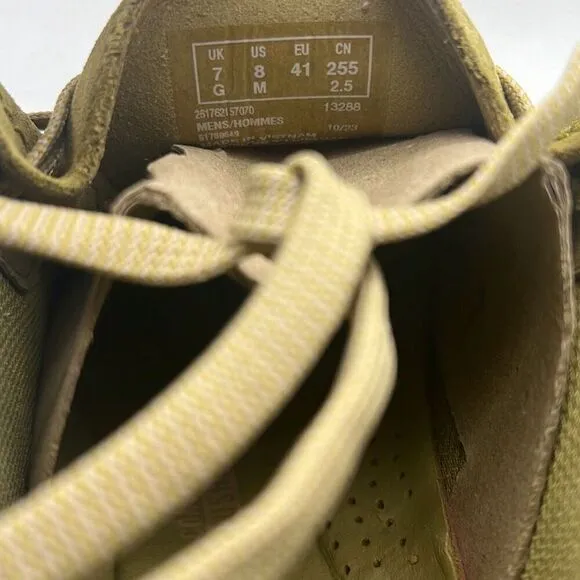 Clarks Torhill LO Light Olive Suede Men's Casual Lace Up Moccasins 76215 Men 8