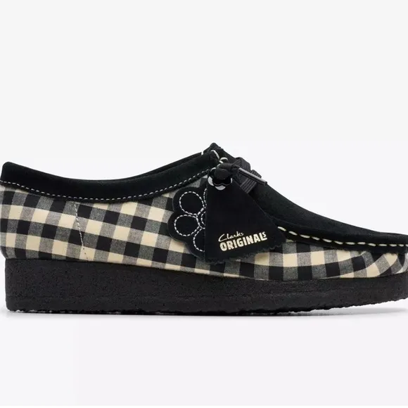 Clarks Wallabees Gingham