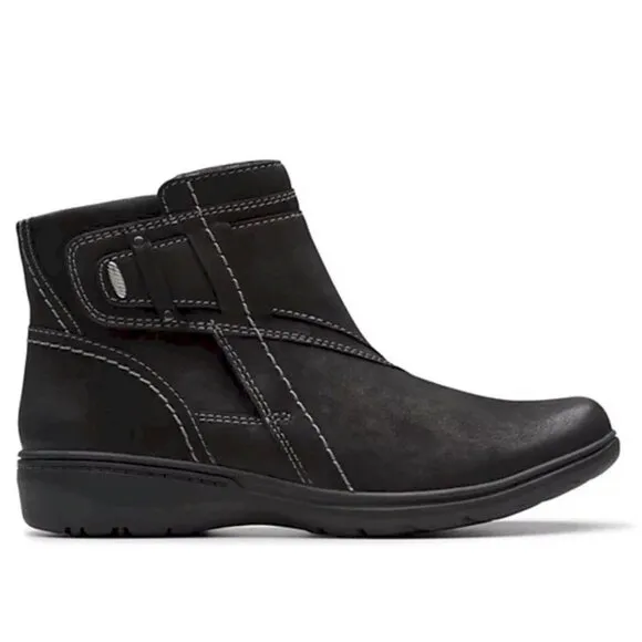 Clarks Women's Collection Carleigh Style Black Boots Women's Size12M