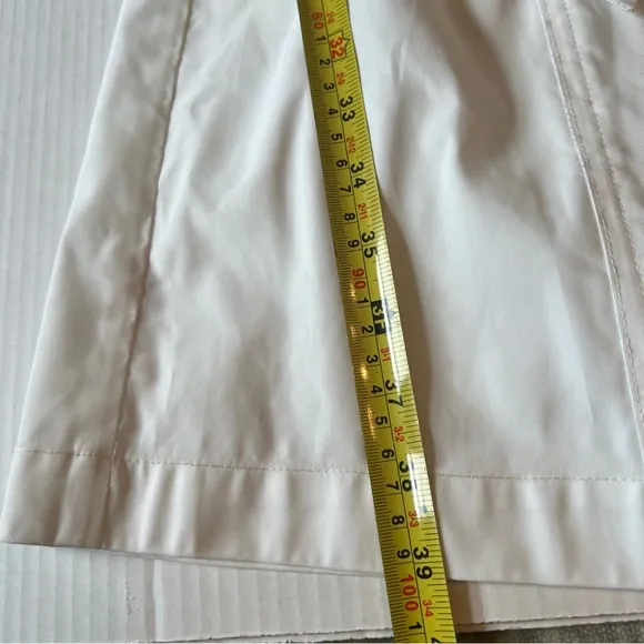 Class Roberto Cavalli Sz 46/10-12 Raincoat White Gray Italy/missing Button
