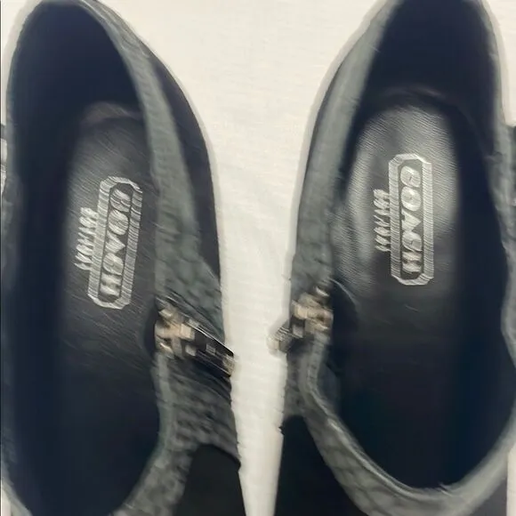 Coach Beatrice Black Ankle Booties