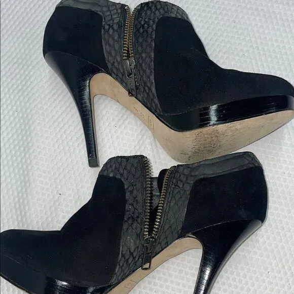 Coach Beatrice Black Ankle Booties