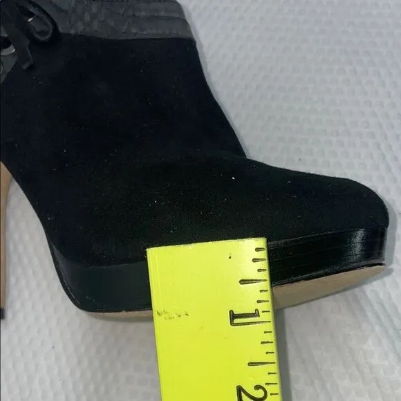 Coach Beatrice Black Ankle Booties