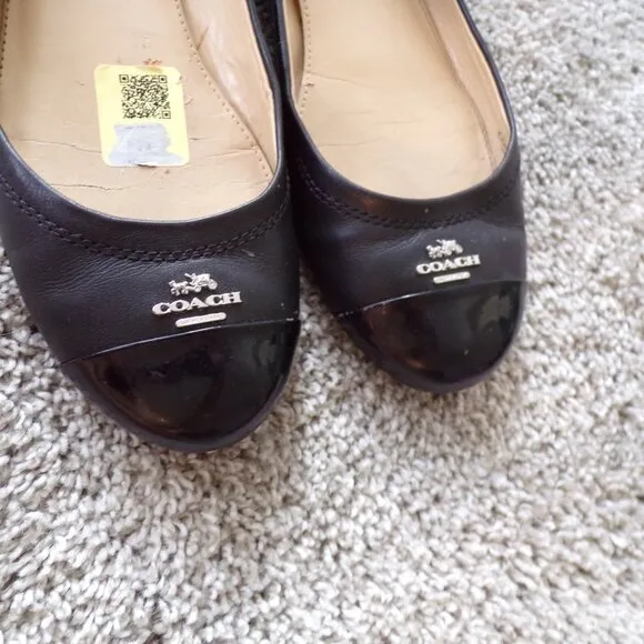 Coach leather flats 7