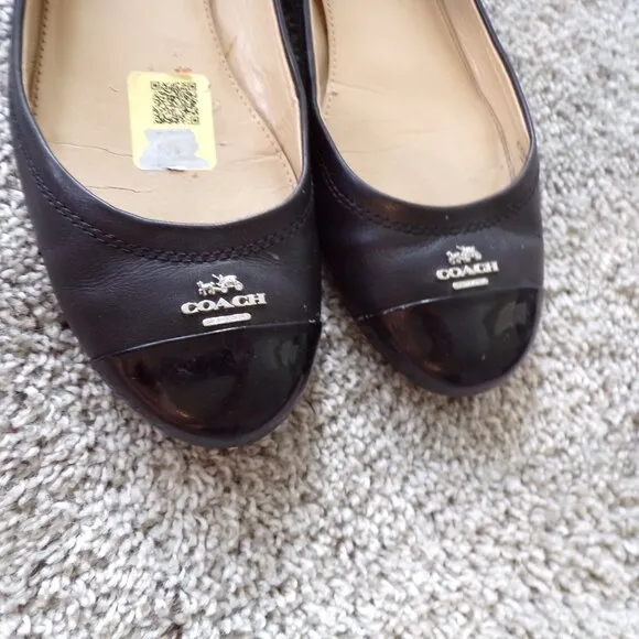 Coach leather flats 7