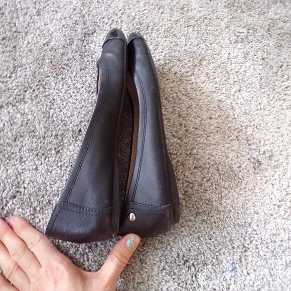 Coach leather flats 7