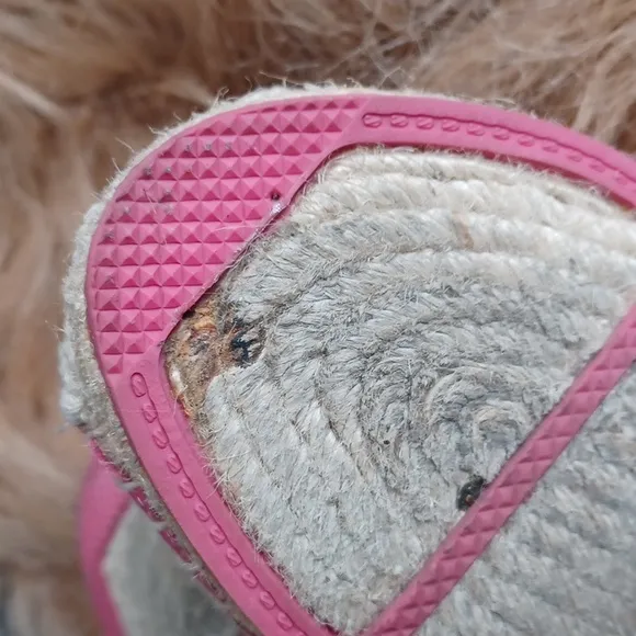 Coach Pink Learher  Espadrille Flats