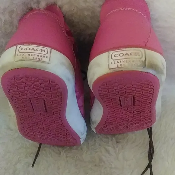 COACH PINK SNEAKERS