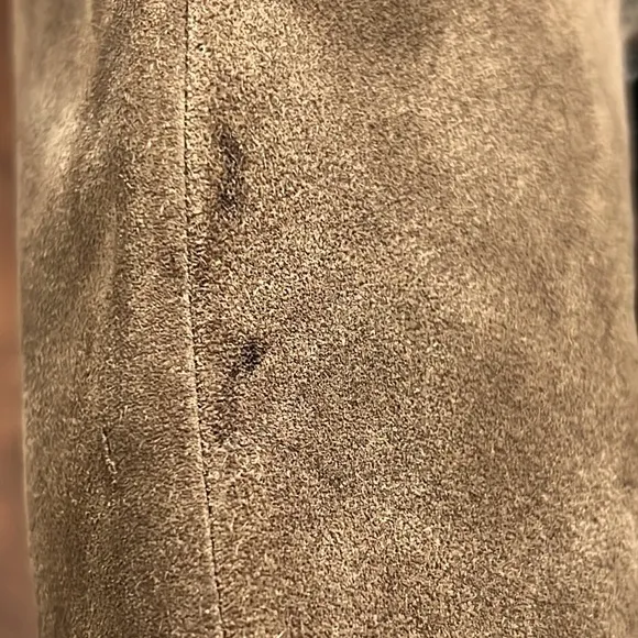 Coach Robynn Brown Suede Mid Calf Heeled Boots Size 11