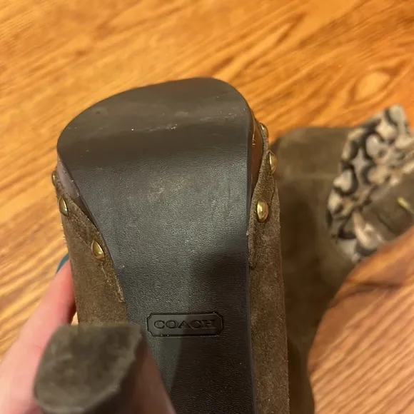 Coach Woman’s Heeled Boots Size 8
