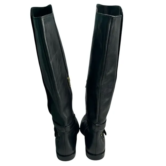 Coach Women's Black Monique Tall Flat Boots in Size in Size 7