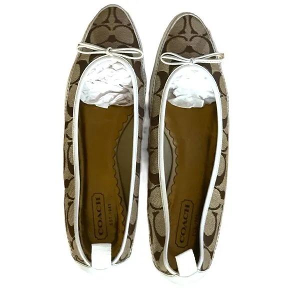 Coach Talia Logo Flats