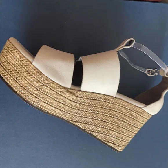 Coclico wedges sued grey  espadrille sandals 39.5