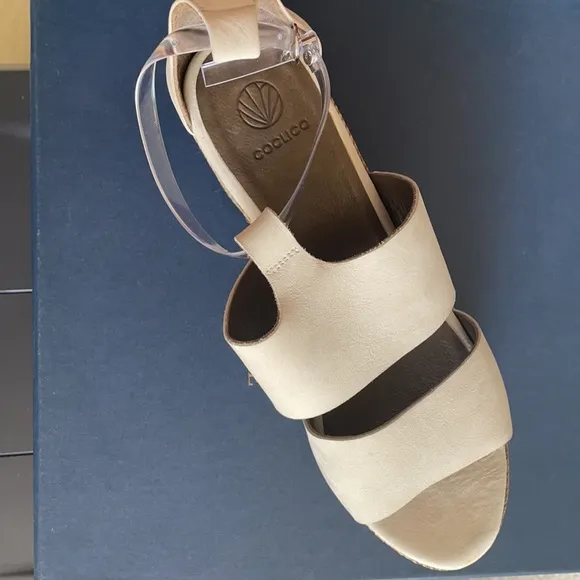Coclico wedges sued grey  espadrille sandals 39.5