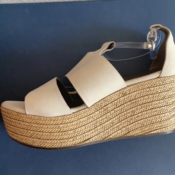 Coclico wedges sued grey  espadrille sandals 39.5
