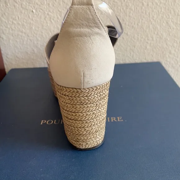 Coclico wedges sued grey  espadrille sandals 39.5