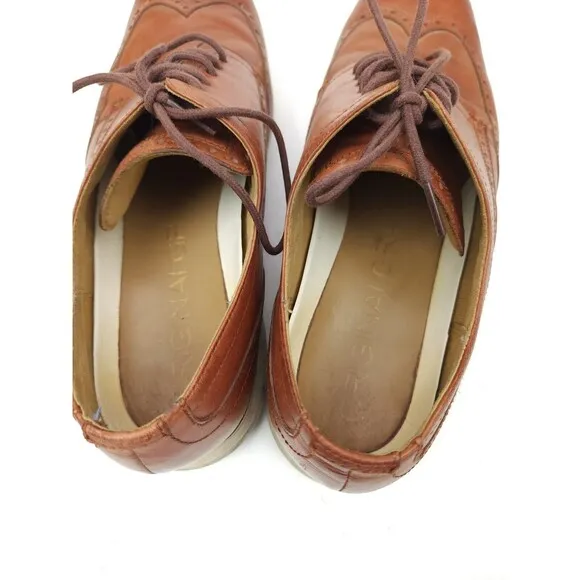 Cole Haan C26471 Mens Original Grand Oxfords Shoes Wingtip Brown Leather 13 M