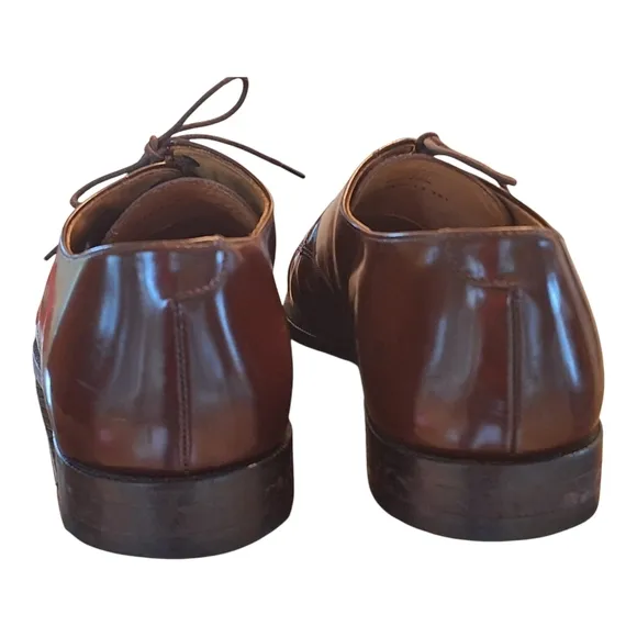 Cole Haan Calhoun Men's Size 12D Derby Shoe Leather Split Toe C00590 Mahogany