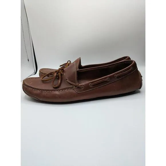 Cole Haan Classic Brown Leather Moccasins Slip On Loafers Size 13 D