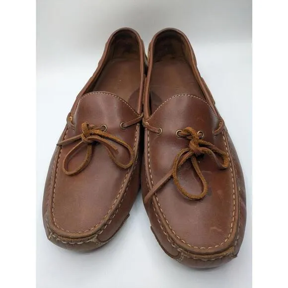 Cole Haan Classic Brown Leather Moccasins Slip On Loafers Size 13 D