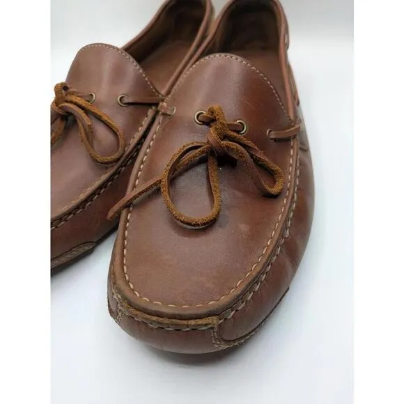 Cole Haan Classic Brown Leather Moccasins Slip On Loafers Size 13 D