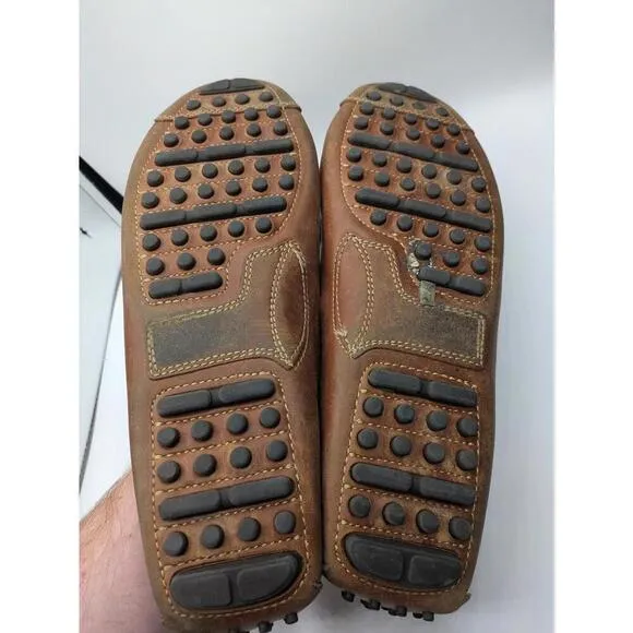 Cole Haan Classic Brown Leather Moccasins Slip On Loafers Size 13 D