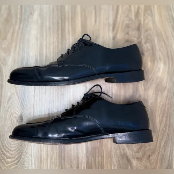Cole Haan Dress Shoe, Men's 13 B, Black Leather, Lace Up, Split Toe EUC