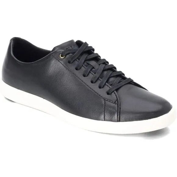 Cole Haan Grand Crosscourt II Sneakers Men's Size 12 Black Leather Shoes FZP209