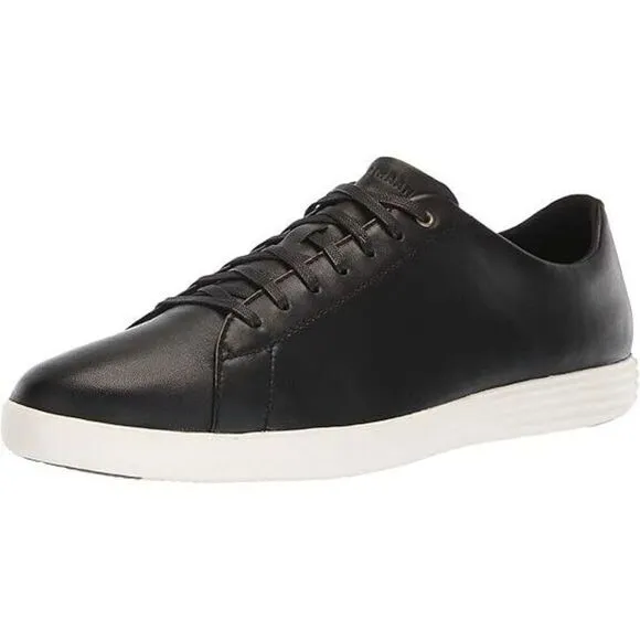 Cole Haan Grand Crosscourt II Sneakers Men's Size 12 Black Leather Shoes FZP209