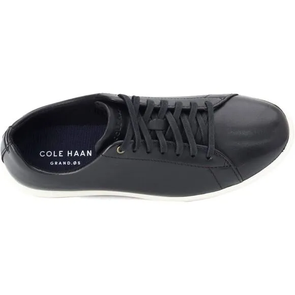 Cole Haan Grand Crosscourt II Sneakers Men's Size 12 Black Leather Shoes FZP209