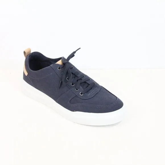 Cole Haan GrandPro Rally Court Sneaker NEW sz 9.5 Mens Blue Canvas Low Top Shoe
