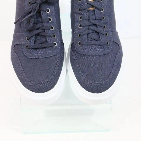 Cole Haan GrandPro Rally Court Sneaker NEW sz 9.5 Mens Blue Canvas Low Top Shoe