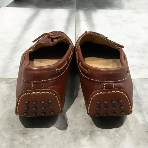 Cole Haan Gunnison Waxy Leather Boat Style Drivers men’s 10.5