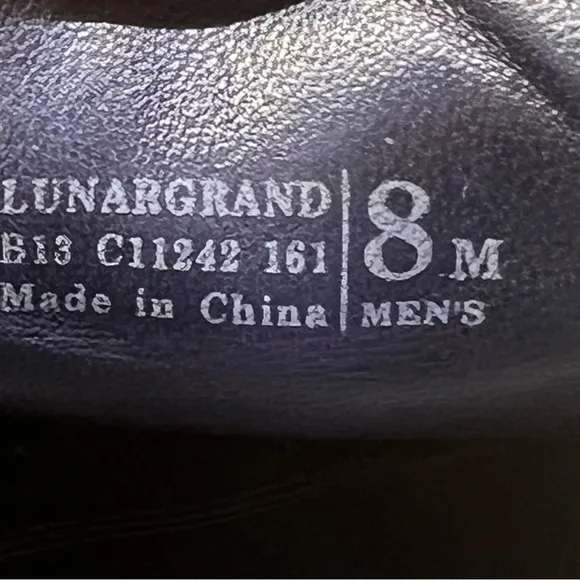 Cole Haan Lunarlon Grand Leather Oxford Shoes Brown/ Green Men’s Size 8